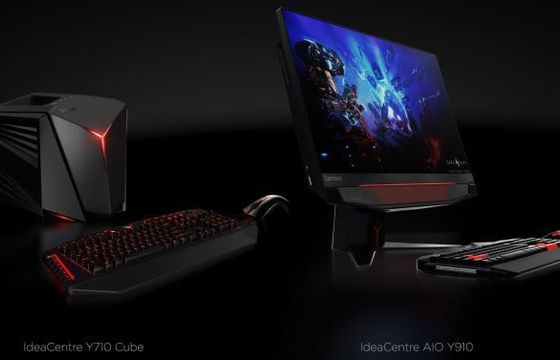 ideacentre Y710 Cube i ideacentre AIO Y910 - nowe komputery Lenovo dla graczy od 899 euro (wideo)