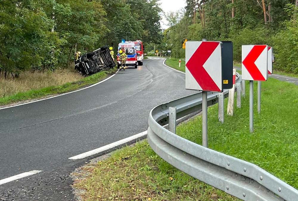 Wypadek furgonetki