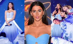 Roksana Węgiel, niczym Kopciuszek w błękitnej sukni, oczarowała widzów TVP. Niektórzy byli jednak ZAWIEDZENI (ZDJĘCIA)