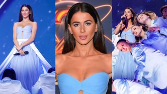 Roksana Węgiel, niczym Kopciuszek w błękitnej sukni, oczarowała widzów TVP. Niektórzy byli jednak ZAWIEDZENI (ZDJĘCIA)