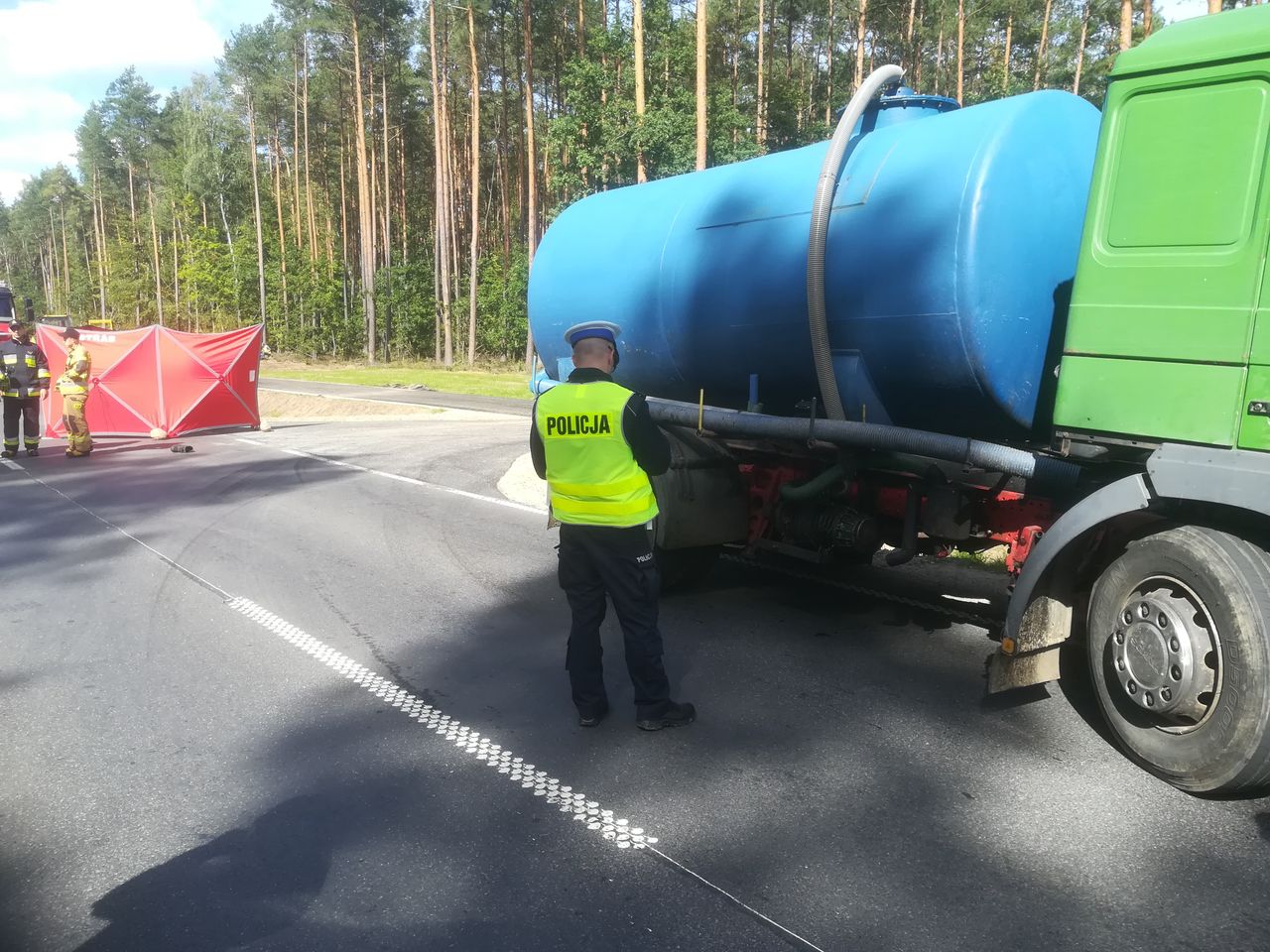 Pomorskie. Śmiertelny wypadek w okolicach Łubiany.