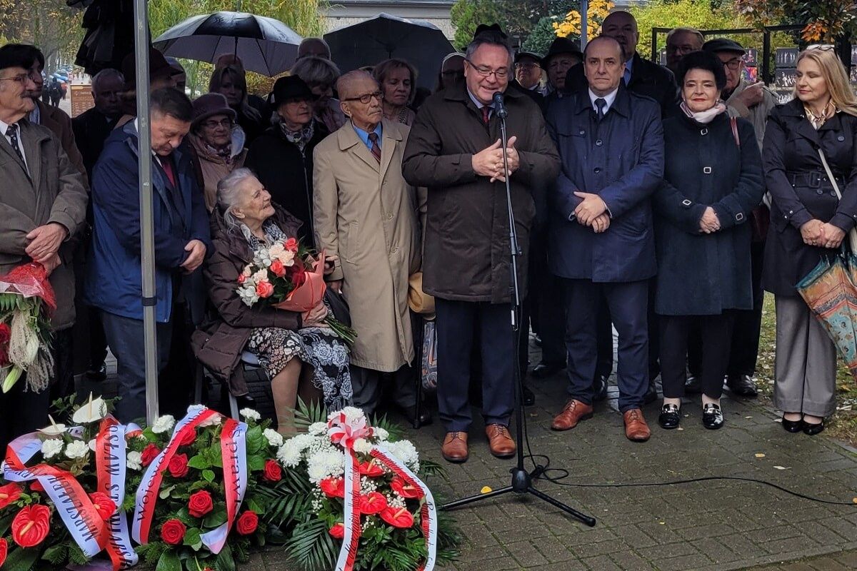 Odsłonięcie kamienia pamięci Stanisława Leszczyńskiego