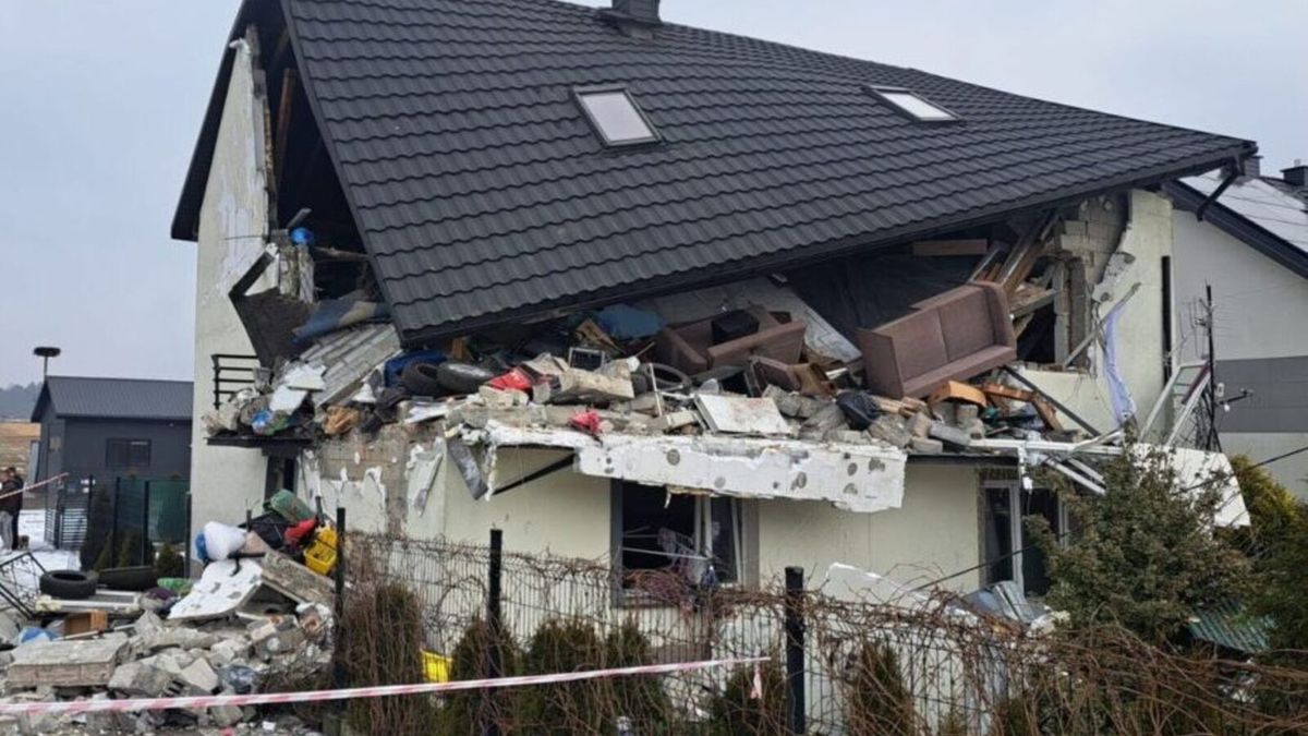 Wybuch w domu pod Kielcami.