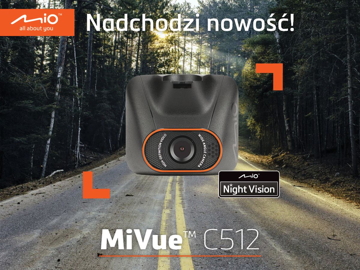 Mio MiVue C512, fot. materiały prasowe.