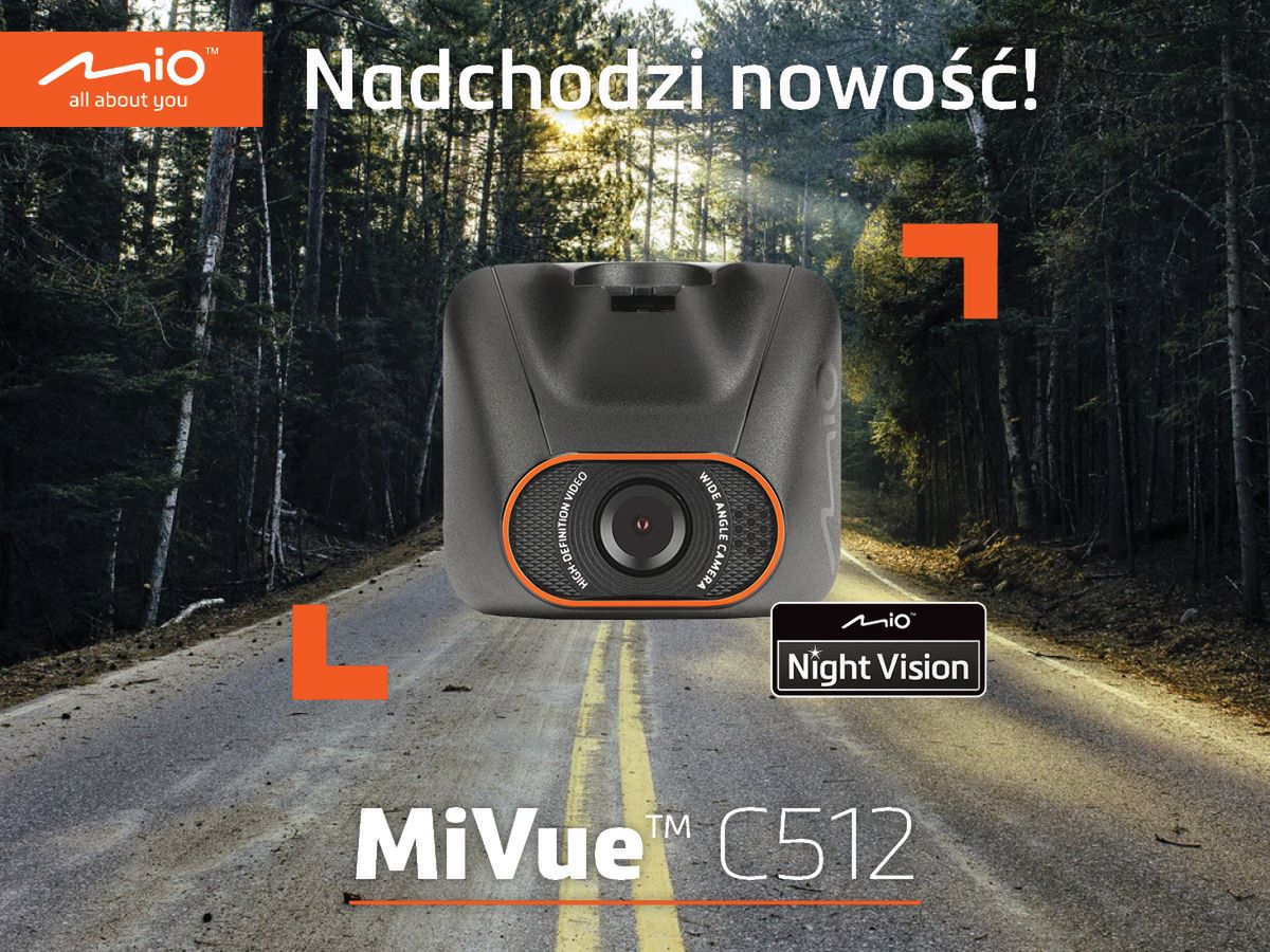 Mio MiVue C512, fot. materiały prasowe.