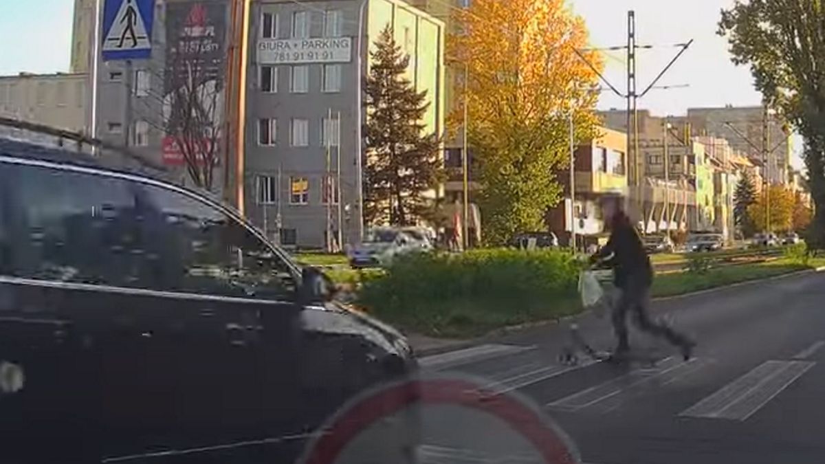 Samochód prawie potrącił chłopca