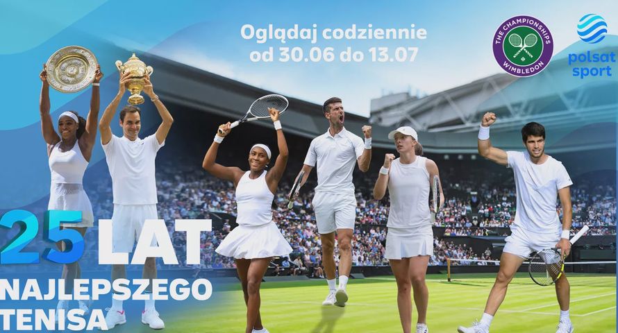 Świątek gra o finał Wimbledonu. Transmisja w otwartym kanale Polsatu