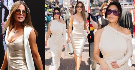 Kim i Khloe Kardashian zamieniły Grand Prix Monako w istną rewię mody. Siostry PRZYĆMIŁY kierowców wyścigowych (ZDJĘCIA)