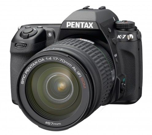 Pentax K-7 uszczelniona i z możliwością nagrywania filmów 720p