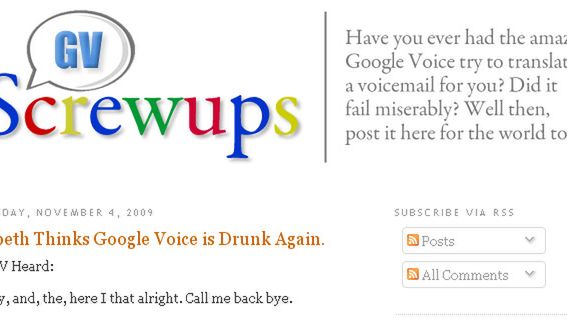 Kokaina i inne wpadki Google Voice 1