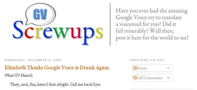 Kokaina i inne wpadki Google Voice
