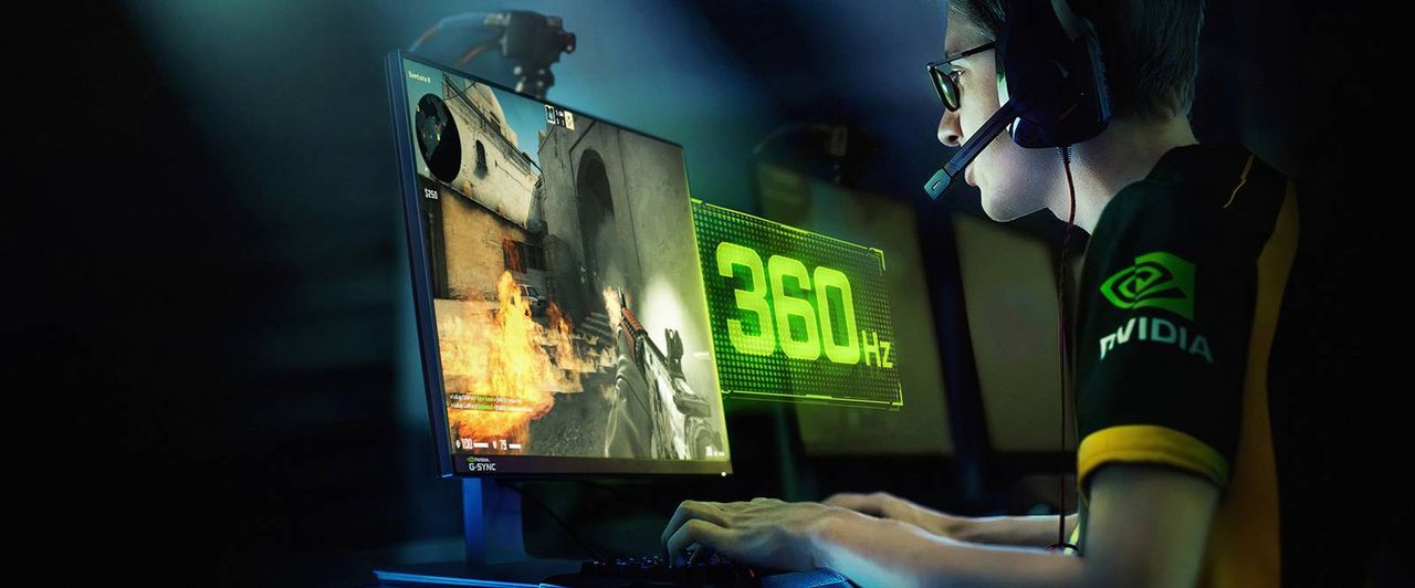 NVIDIA zapowiada monitory G-SYNC z odświeżaniem 360 Hz