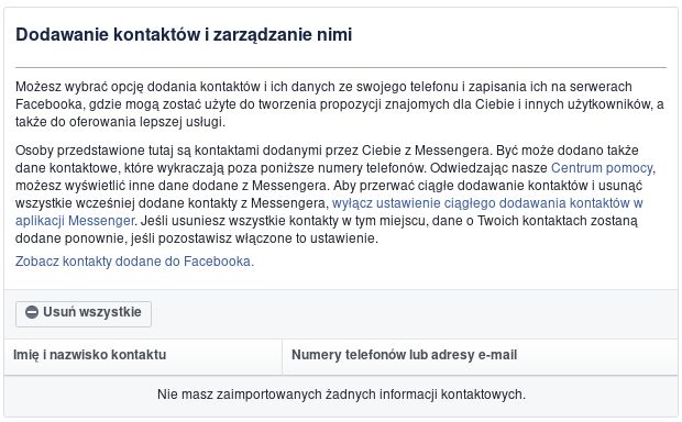 Zarządzanie kontaktami w Facebooku... zaraz zaraz, jakimi kontaktami? Polecamy ten styl życia