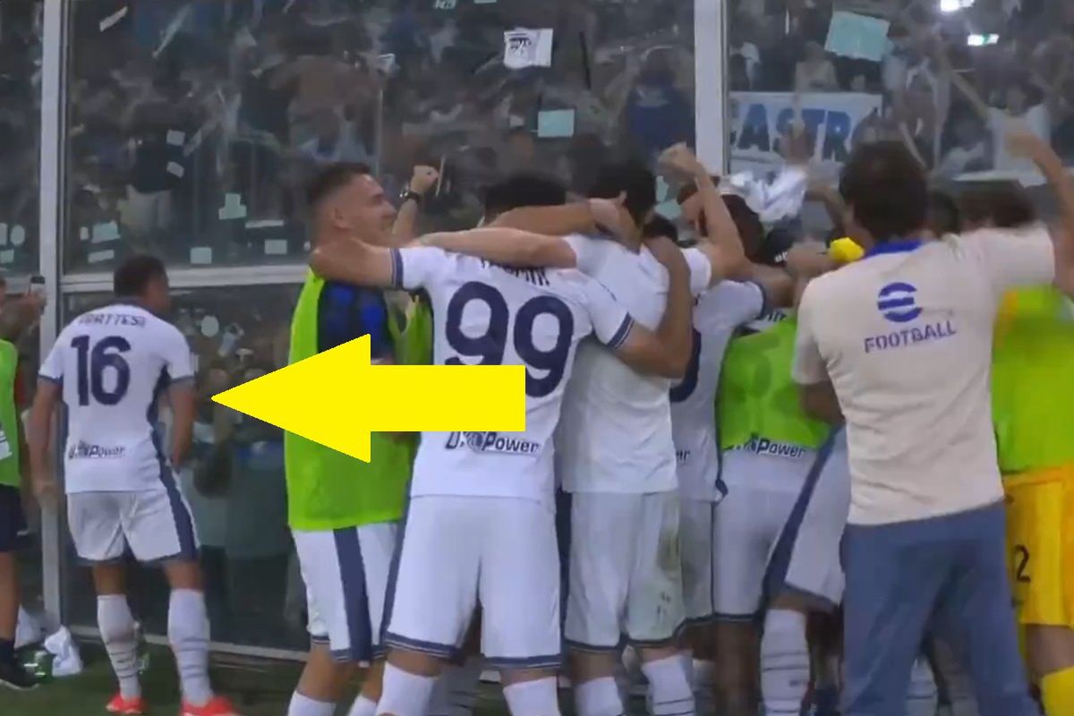 Davide Frattesi w meczu Interu Mediolan z Genoą CFC