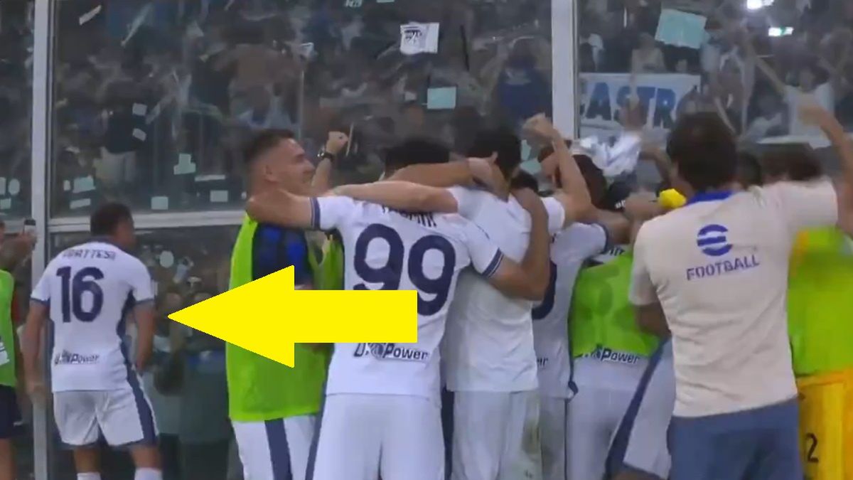 Davide Frattesi w meczu Interu Mediolan z Genoą CFC