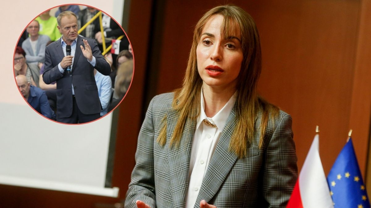 Donald Tusk i Marianna Schreiber