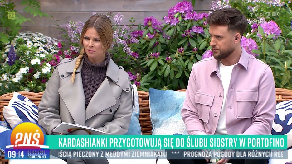 Prowadzących "Pytanie na śniadanie" zbulwersował widok ślubnej sukni Kourtney Kardashian