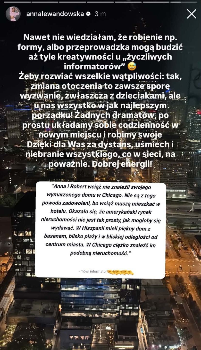 Sprostowanie zamieszczone przez Annę Lewandowską