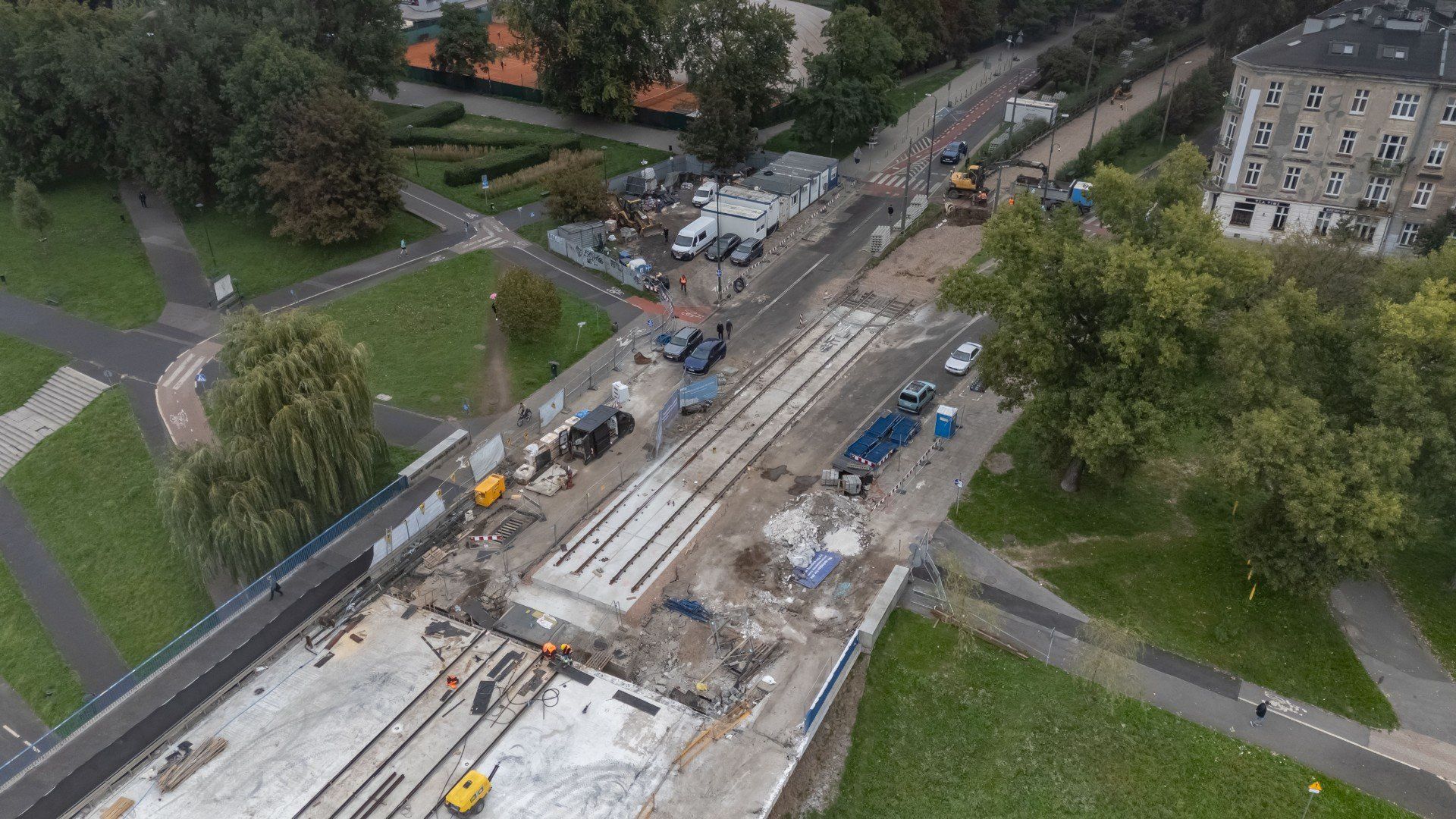 Remonty w centrum Krakowa. Most Grunwaldzki i ul. Piłsudskiego