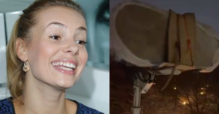 Izabela Janachowska relacjonuje remont nowego domu. Do montażu stołu musiała użyć DŹWIGU... (FOTO)