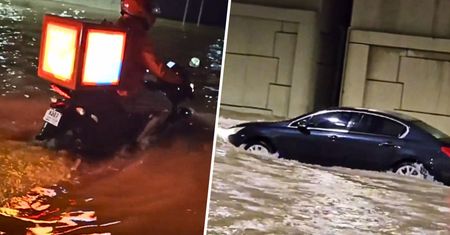 Dubaj sparaliżowany. Ulice zamieniły się w rwące potoki