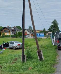 Śląskie. Napad na sklep w Brennej. Pościg zakończony w rowie