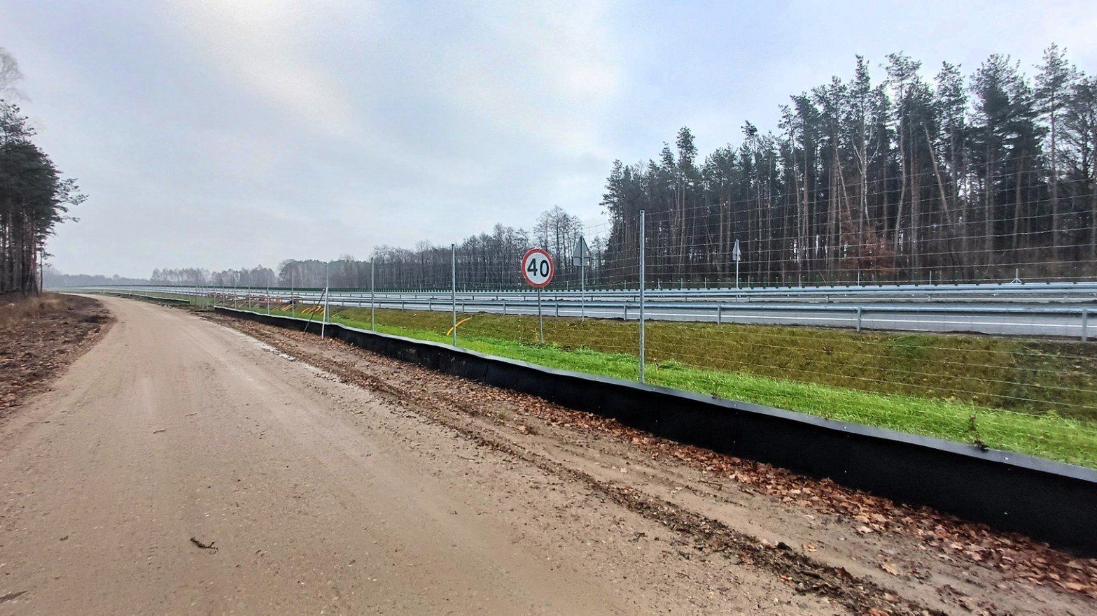 S6: Sławno - Warszkowo na początku grudnia 2025 r.