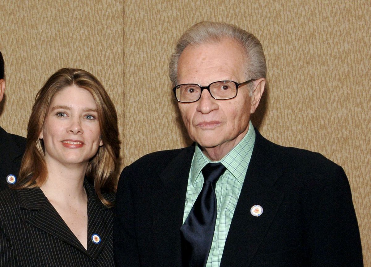 Larry King z córką Chaią