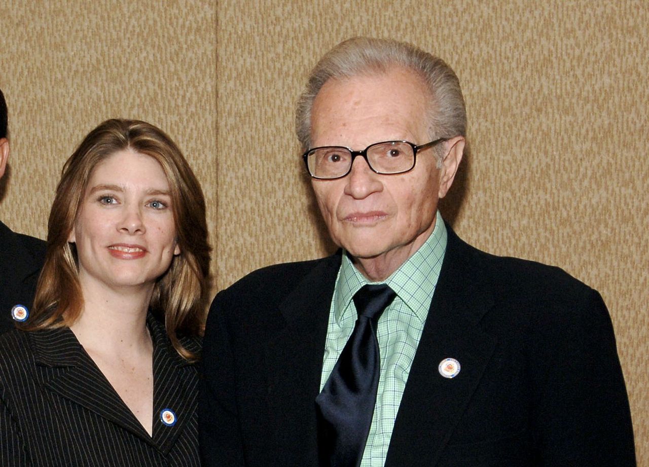 Larry King z córką Chaią