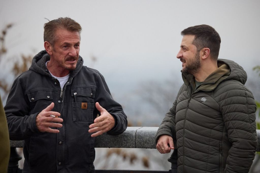 Sean Penn, Wołodymyr Zełenski