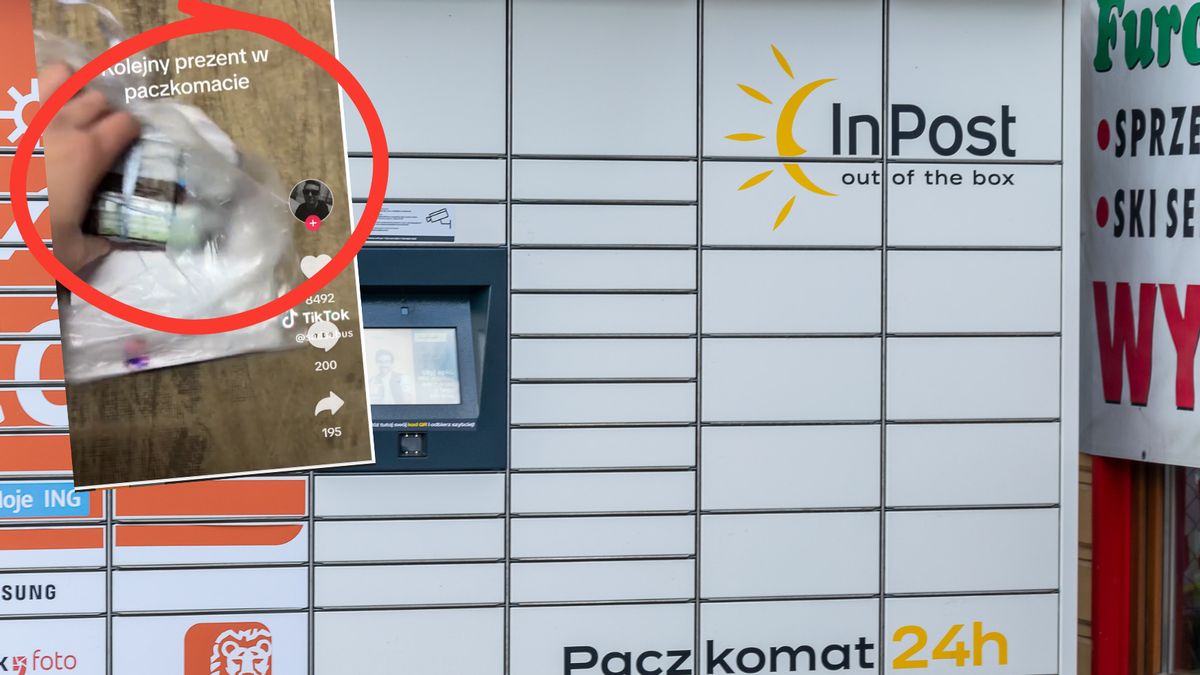 To było dodane do paczki. Kurier pokazał nagranie