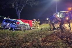 Zderzył się z ciągnikiem rolniczym. Nie żyje 27-latek