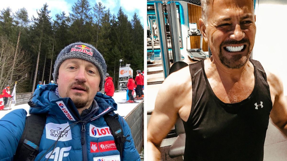 Adam Małysz walczy z Krzysztofem Ibiszem