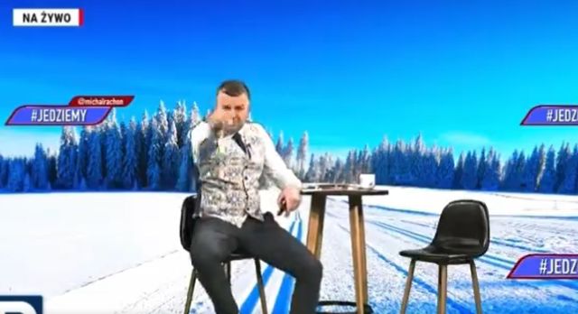 Rachoń na nowej antenie. W pewnym momencie zrobiło się nerwowo