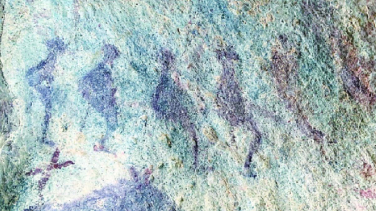 Badacze wierzą, że starożytne rysunki przedstawiają narciarzy.