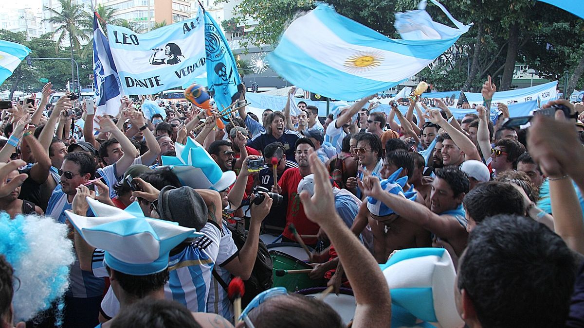 Kibice reprezentacji Argentyny