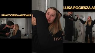 Tak Luka pocieszał Andziaks w obliczu kryzysu. Puścił jej fragment "Kamieni na szaniec" (i zapytała "KTO TO?"), a potem robili pajacyki (WIDEO)