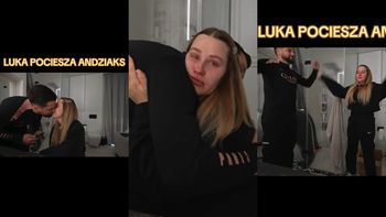 Tak Luka pocieszał Andziaks w obliczu kryzysu. Puścił jej fragment "Kamieni na szaniec" (i zapytała "KTO TO?"), a potem robili pajacyki (WIDEO)