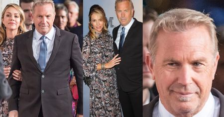 61-letni Kevin Costner na premierze z żoną (ZDJĘCIA)
