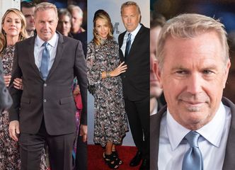 61-letni Kevin Costner na premierze z żoną (ZDJĘCIA)