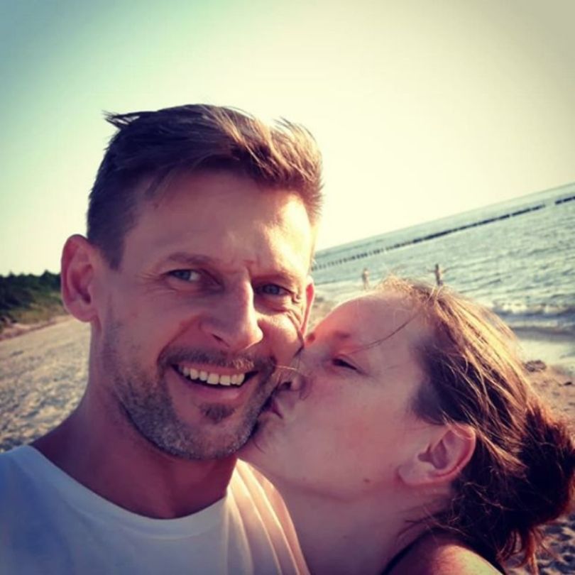 Michał Wójcik i jego partnerka dziękują za wsparcie