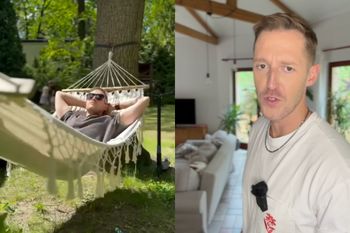 Dom Damiana Michałowskiego położony jest przy lesie. Prawdziwa oaza spokoju