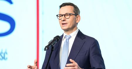 "Wniesiemy go do Pałacu". Morawiecki apeluje o udział w wyborach