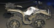 Quad z dwoma mężczyznami rozbił się barierkach. Obaj byli pijani