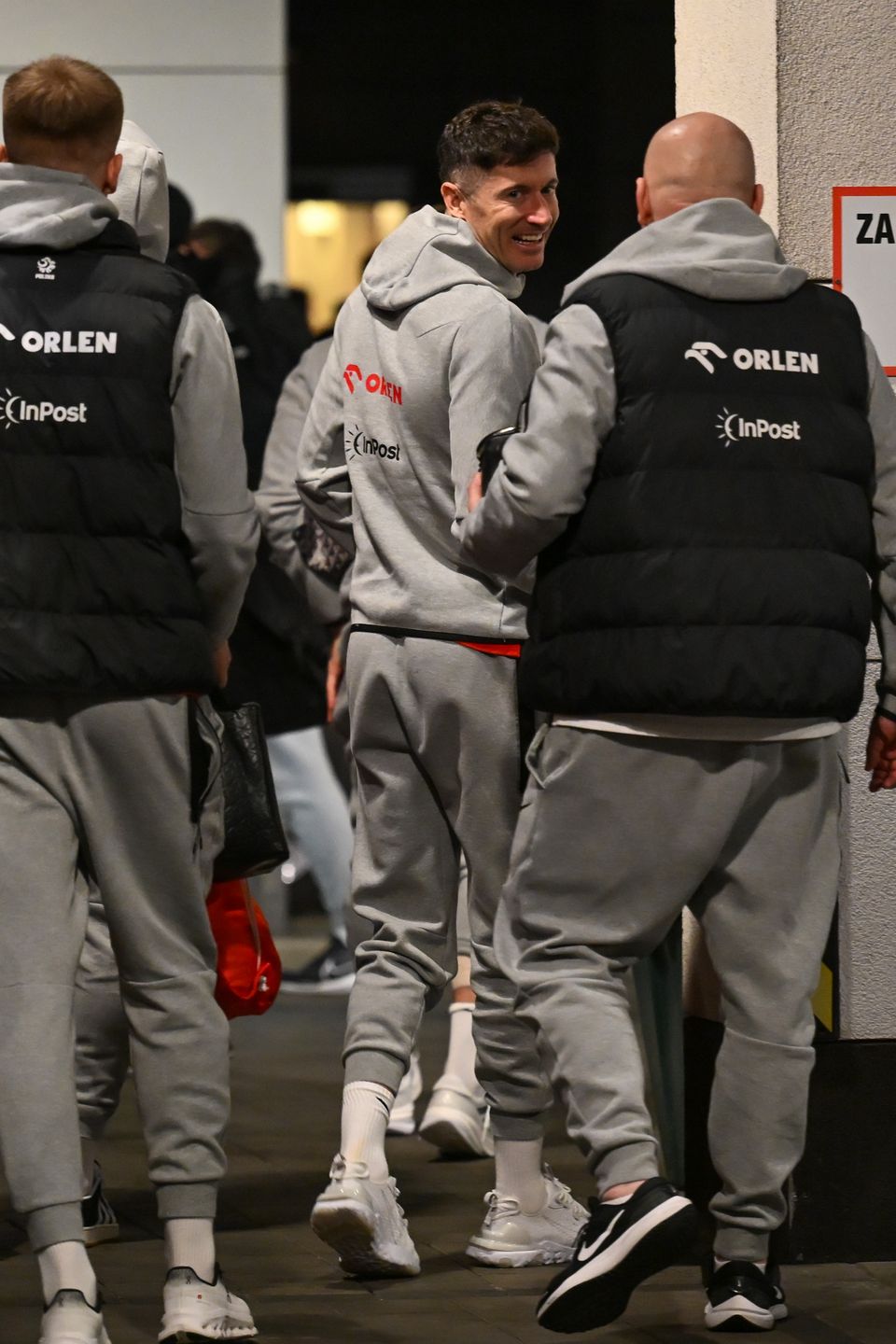 Piłkarze po meczu z Litwą