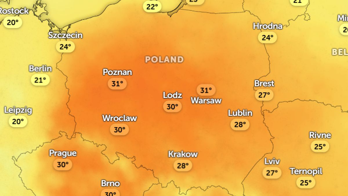 Prognoza IMGW na 28 i 29 sierpnia