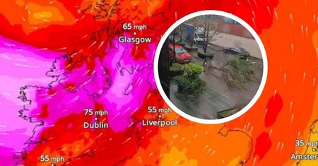 "Jest panika". Polak z Glasgow o  "burzy stulecia" na Wyspach