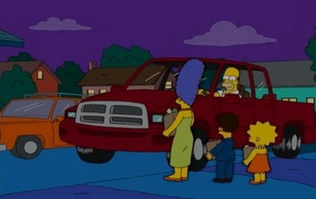 21 samochodów z "The Simpsons" i ich prawdziwe odpowiedniki 19
