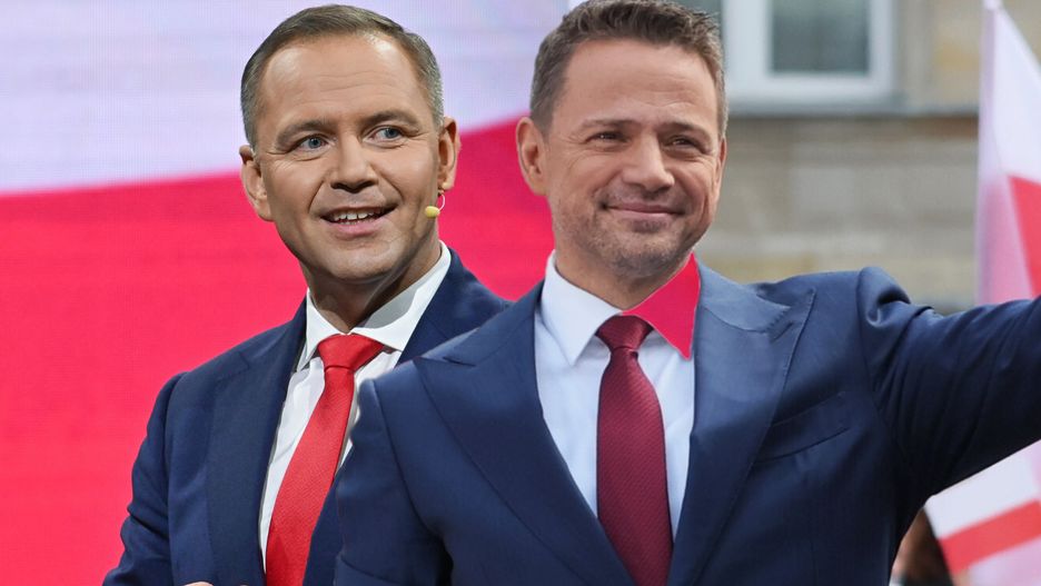 Karol Nawrocki i Rafał Trzaskowski