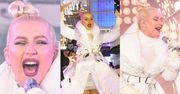 Okazała Christina Aguilera żegna 2018 rok w płaszczu z kołdry
